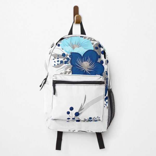 Item preview, Blue Floral Always Rejoice Bible verse Philippians 4:4 designed and sold by KA DESIGNS.