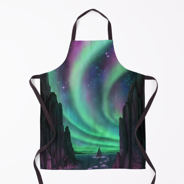 Item preview, Aurora Borealis over water designed and sold by arterialmotive.
