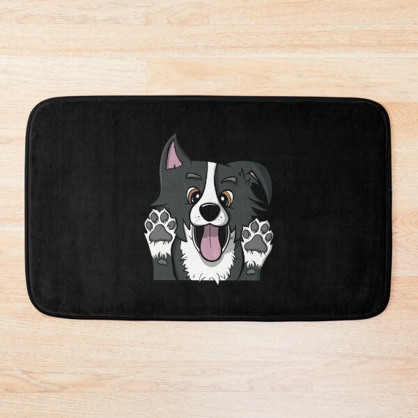 Item preview, Border Collie - Cute Cartoon Dog (Black) designed and sold by LEFDDesigns.