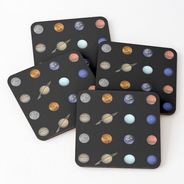 Item preview, Solar System Planets Larger Wallpaper Pattern designed and sold by AmbroseAnn.
