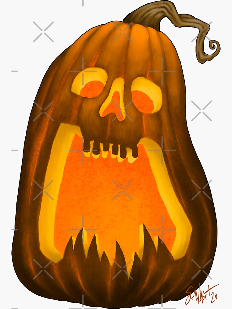 Thumbnail 3 of 3, Sticker, Howler designed and sold by ChadSavage.