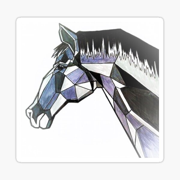 Item preview, Horse Geometric designed and sold by Jojoahatton.