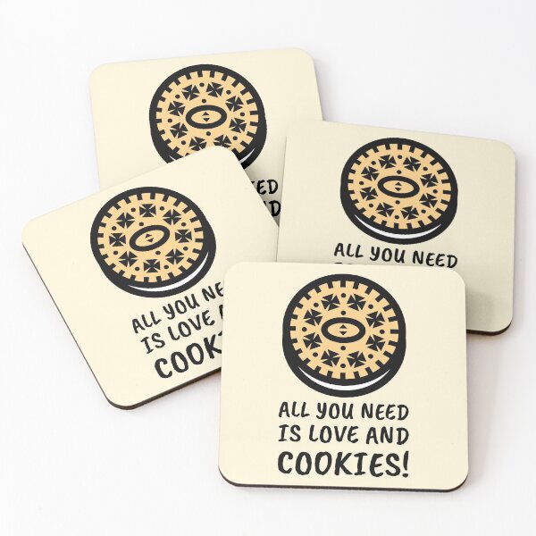 Item preview, Cute Cookie Baking Quote Cream Stuffed designed and sold by Telle Garcia.