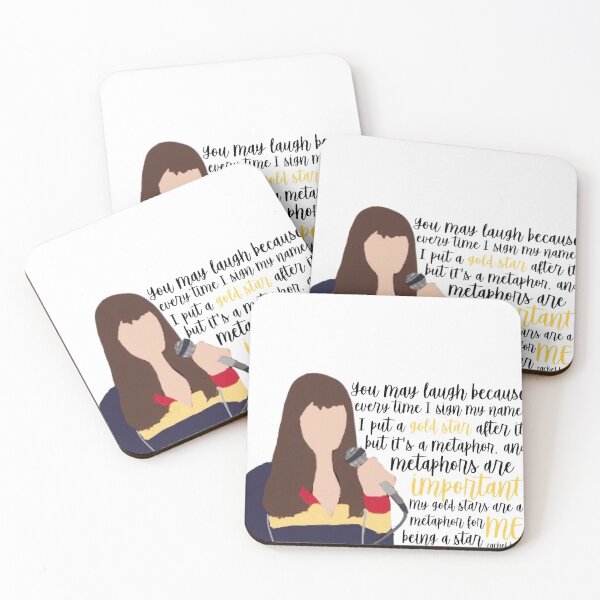 Item preview, Rachel Berry Gold Star Quote designed and sold by Erin Shammo.