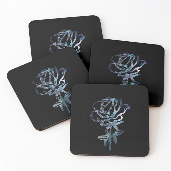 Item preview, Black T-shirt with a rose for men. designed and sold by Galina Kostyaeva.