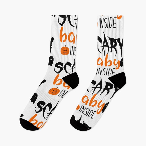 Item preview, Scary Baby Inside -Halloween Pregnancy Announcement designed and sold by younghopes.