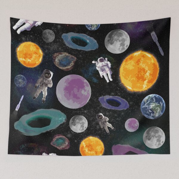 Item preview, space explosion pattern  designed and sold by loonyuniverse.