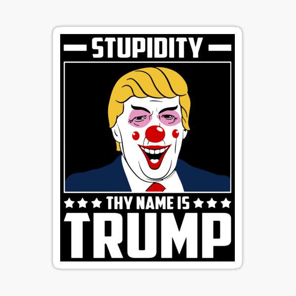 Stupidity: Thy Name Sticker
