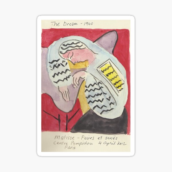 Item preview, Postcards from Europe - a study of Matisse's, The Dream' designed and sold by Gary Shaw.