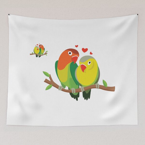Item preview, Parrot Bird Love designed and sold by orangedesigns49.