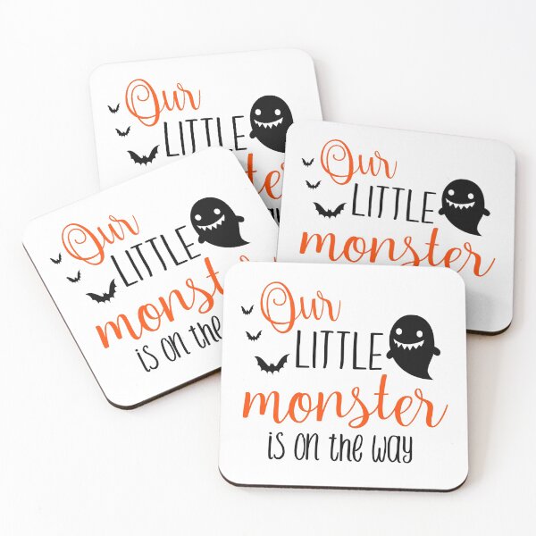 Item preview, Little Monster -Halloween Pregnancy Announcement designed and sold by younghopes.