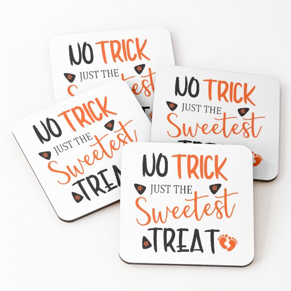 Item preview, No Trick Sweetest Treat -Halloween Pregnancy Announcement designed and sold by younghopes.