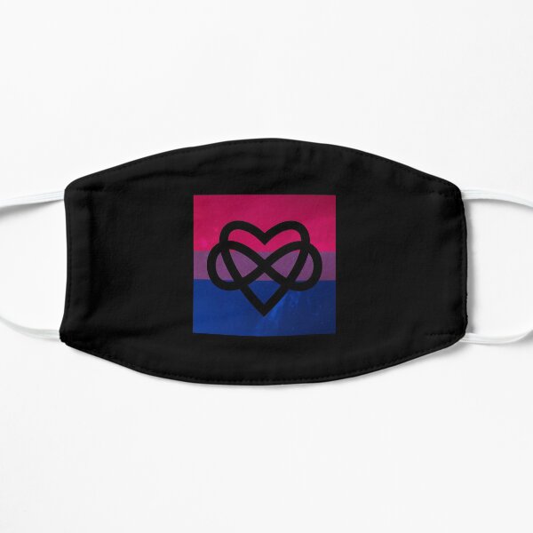 Polyamorous Bisexual Pride Flat Mask