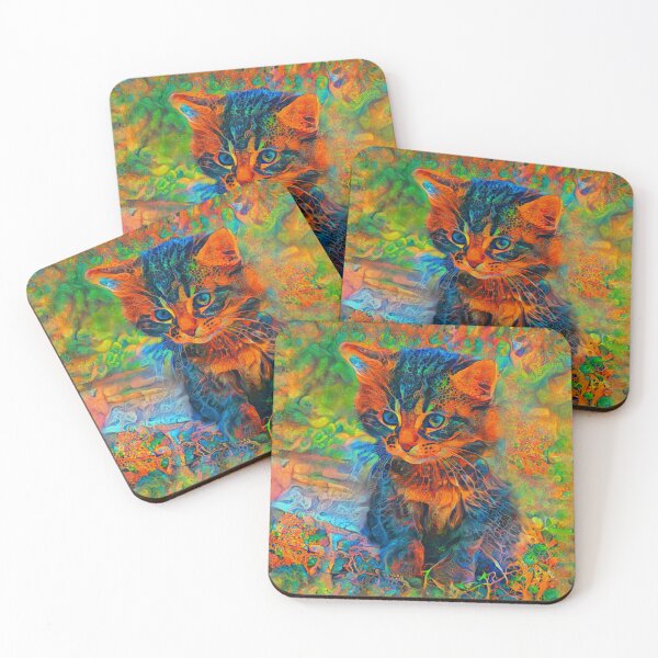 Item preview, Abstractions of abstract abstraction of cat designed and sold by blackhalt.