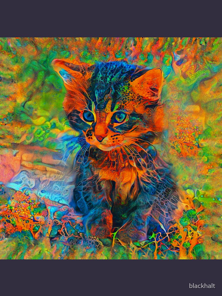 Abstractions of abstract abstraction of cat by blackhalt