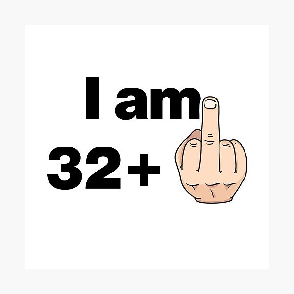 33.o divertido y feliz cumpleaños treinta y tres Lámina fotográfica