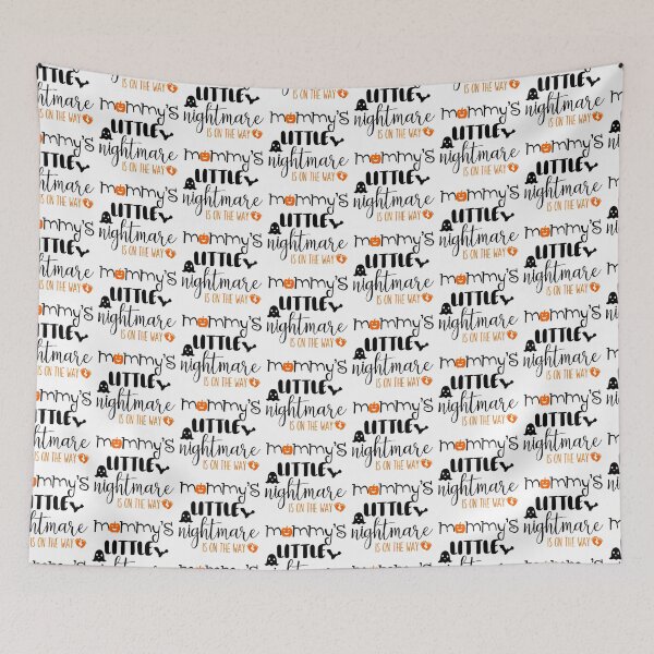 Item preview, Mommy's Nightmare -Halloween Pregnancy Announcement designed and sold by younghopes.