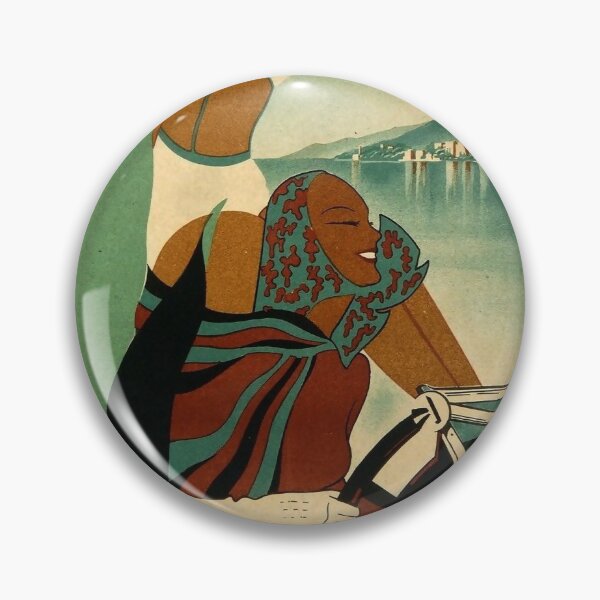 Item preview, Abbazia vintage travel poster designed and sold by stickart-marek.
