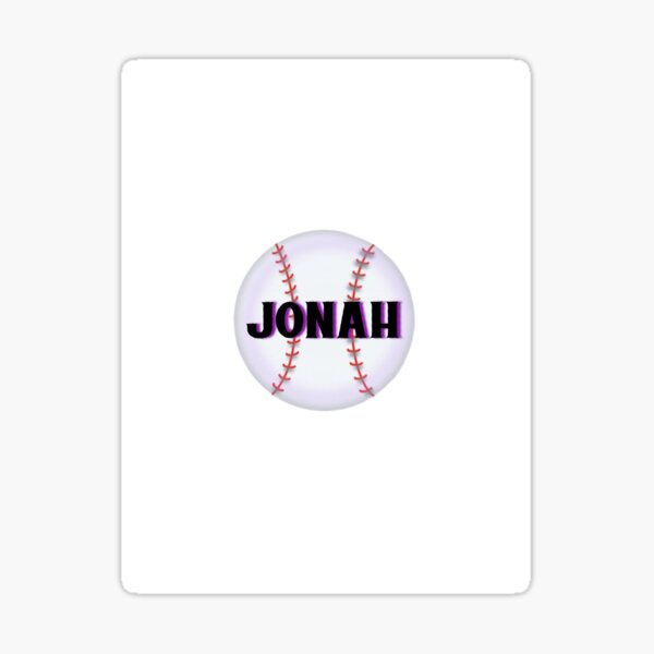 Jonah - Baseball Sticker