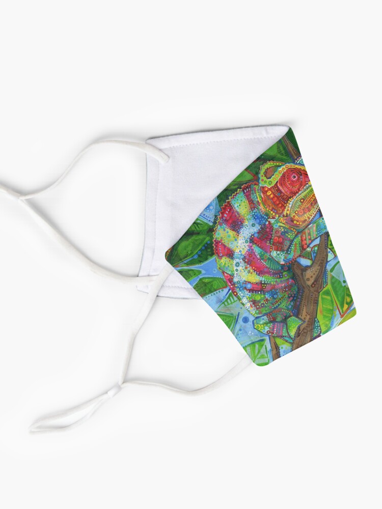 Alternate view of Panther Chameleon Painting - 2012 Mask