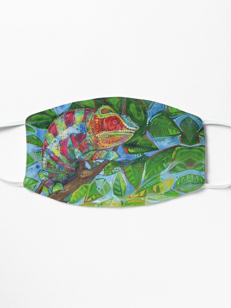 Alternate view of Panther Chameleon Painting - 2012 Mask