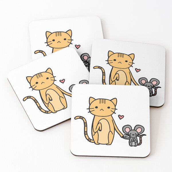 Item preview, Cat and Mouse Love Black designed and sold by Atheena.