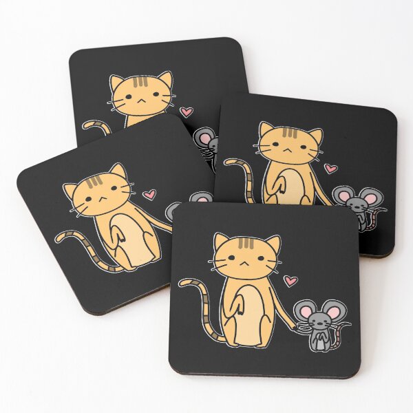 Item preview, Copy of Cat and Mouse Love White designed and sold by Atheena.