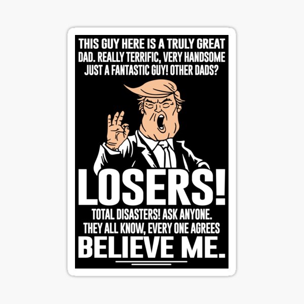Trump Father's Day Sticker