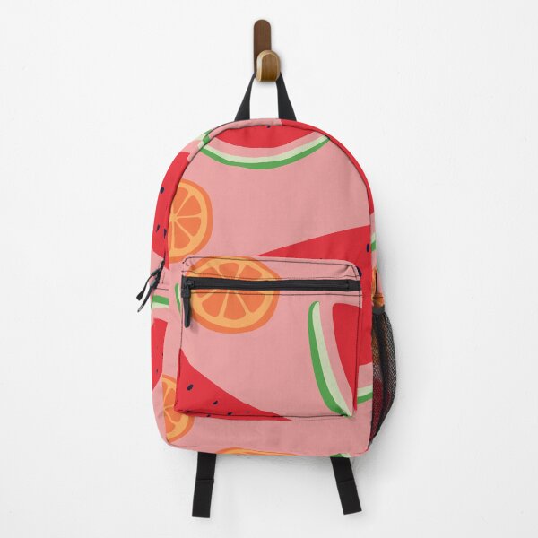 Item preview, Bright Fruity Pattern with Watermelon and Oranges - Design by Cheyney designed and sold by designbycheyney.
