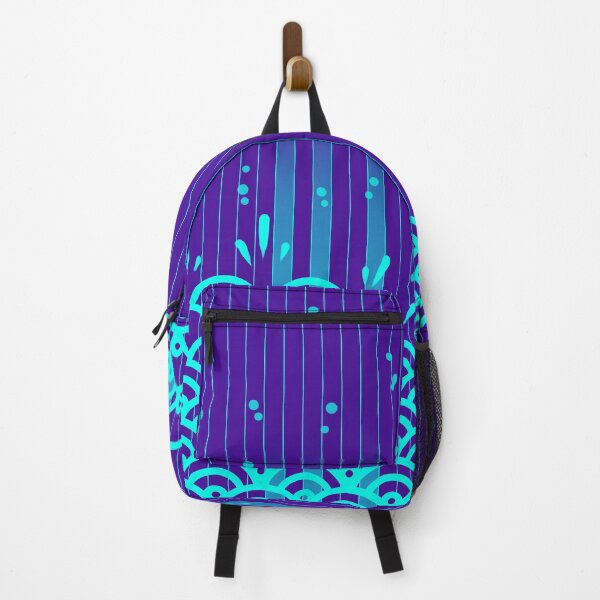 Item preview, Cyan Blue Seigaiha on Purple designed and sold by rubydian.