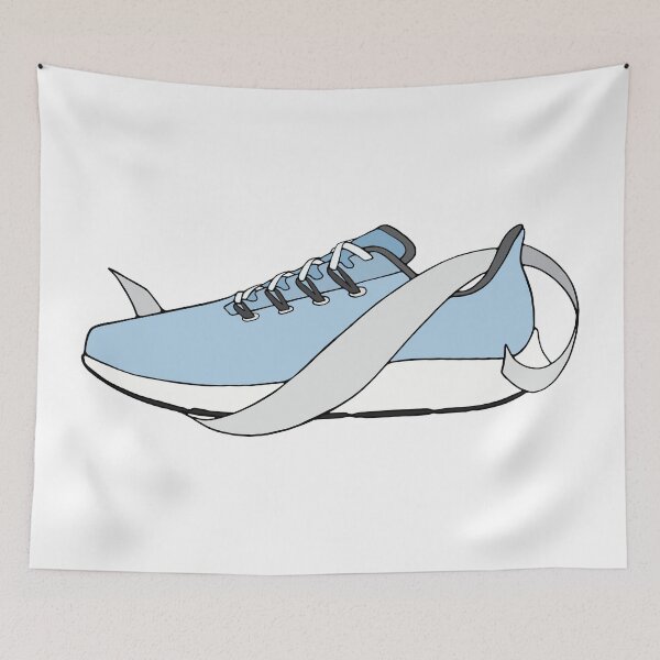 Item preview, Running Shoe Race Finish Line designed and sold by murialbezanson.