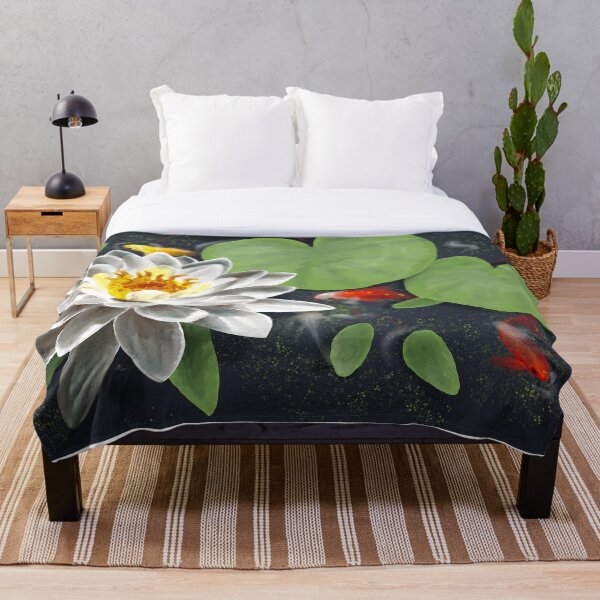 Item preview, Water Lily and Koi designed and sold by KaleyObsidia.
