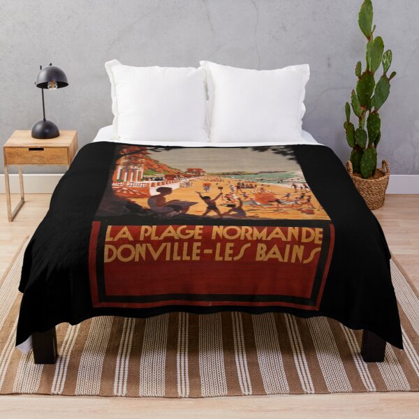 Item preview, La Plage Normande designed and sold by stickart-marek.