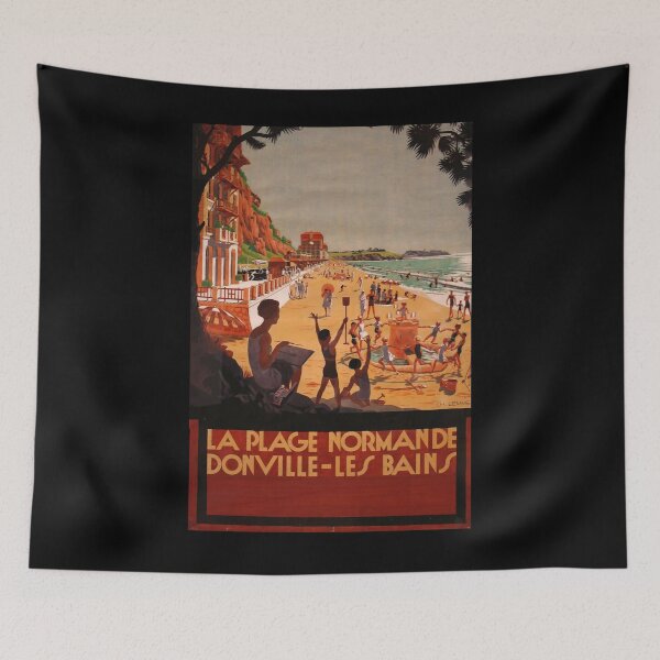 Item preview, La Plage Normande designed and sold by stickart-marek.