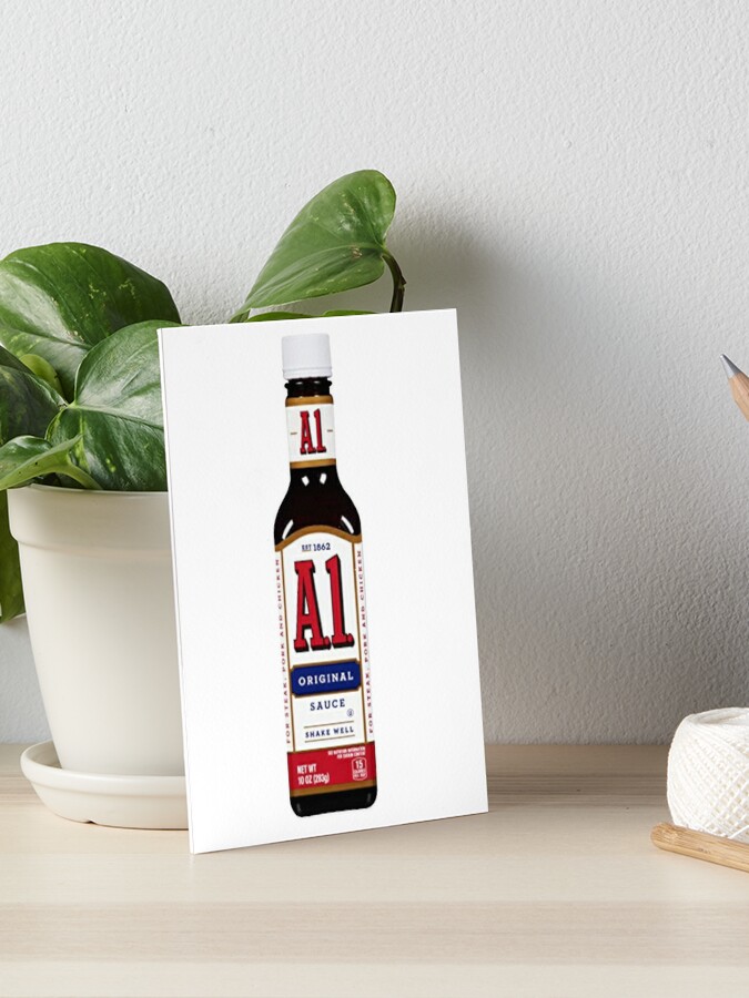 A1 Steak Sauce Classic  Art Board Print for Sale by jayeshainch