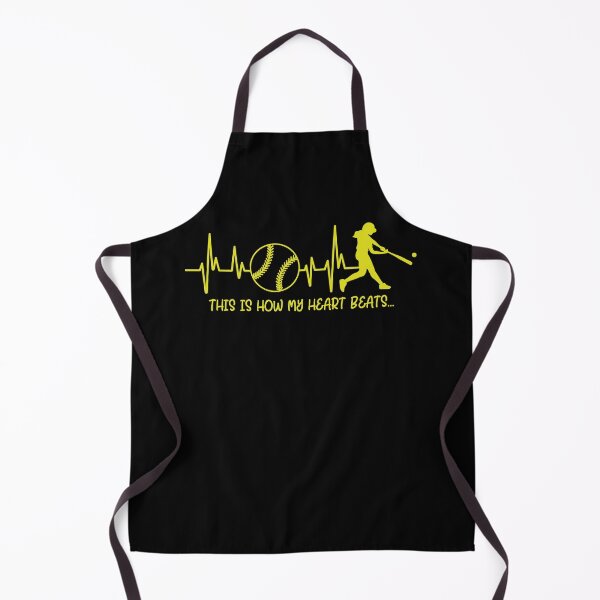 Item preview, This Is How My Heart Beats Funny Fastpitch Softball Hitter designed and sold by nikkidawn74.
