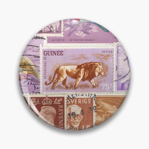 Item preview, Purple Pride, Postage Stamp Collage designed and sold by tanglecrafts.