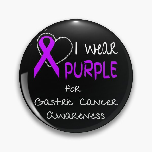 Item preview, I Wear Purple For Gastric Cancer Awareness Ribbon designed and sold by nikkidawn74.