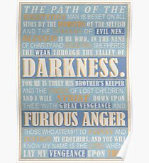 Pulp Fiction: Ezekiel 25:17 Poster