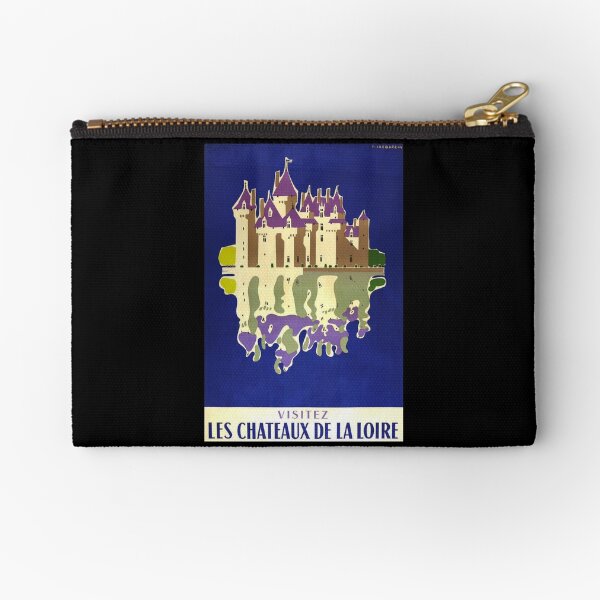 Item preview, Chateaux de la Loire vintage travel poster designed and sold by stickart-marek.