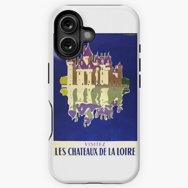 Item preview, Chateaux de la Loire vintage travel poster designed and sold by stickart-marek.