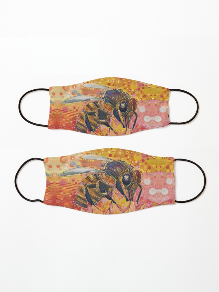 Alternate view of Western Honey Bee Painting - 2012 Mask