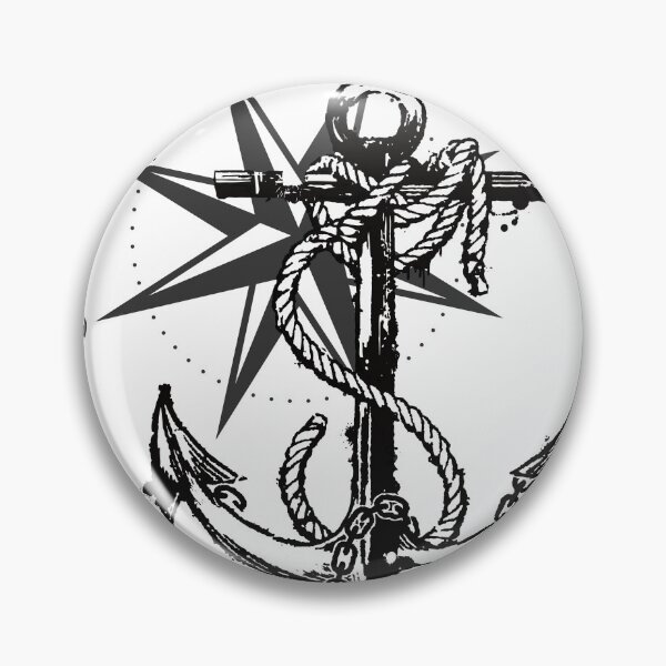 Item preview, Anker compass design maritime nautical designed and sold by shurikaner.