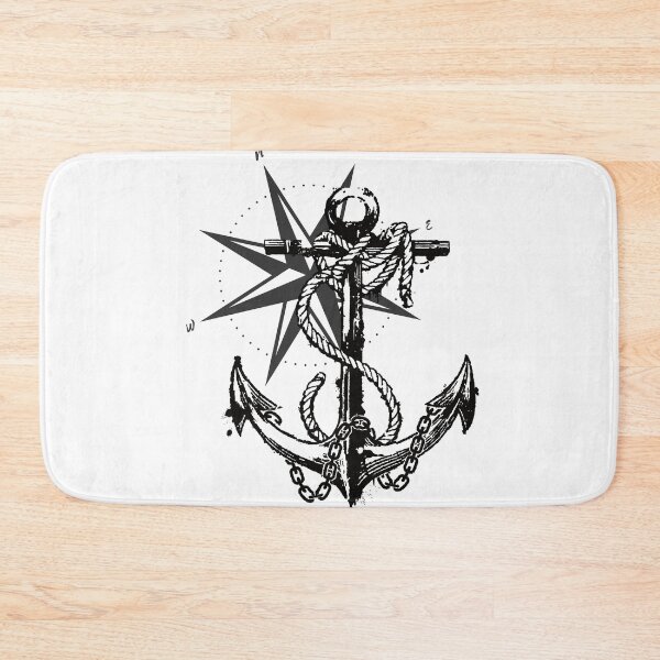 Item preview, Anker compass design maritime nautical designed and sold by shurikaner.