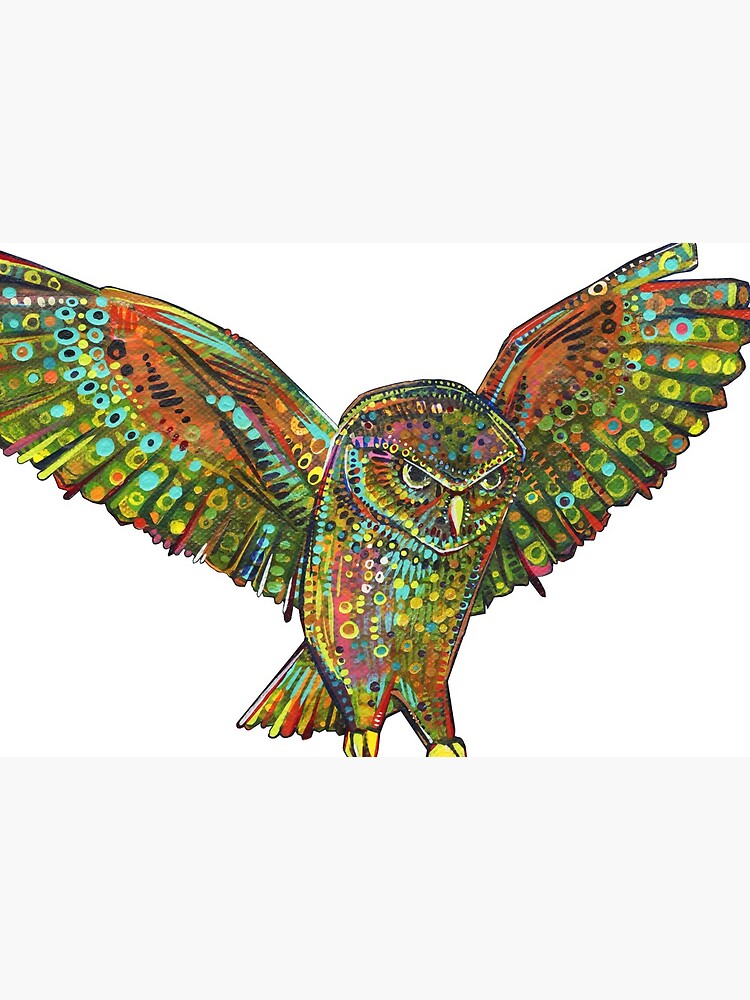 Owl Painting - 2015 by gwennpaints