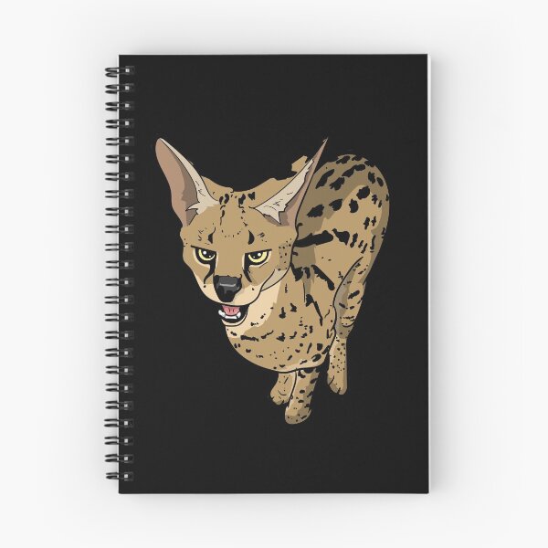 Item preview, angry caracal cat with beautiful fur gift for caracal friends designed and sold by elnino8.