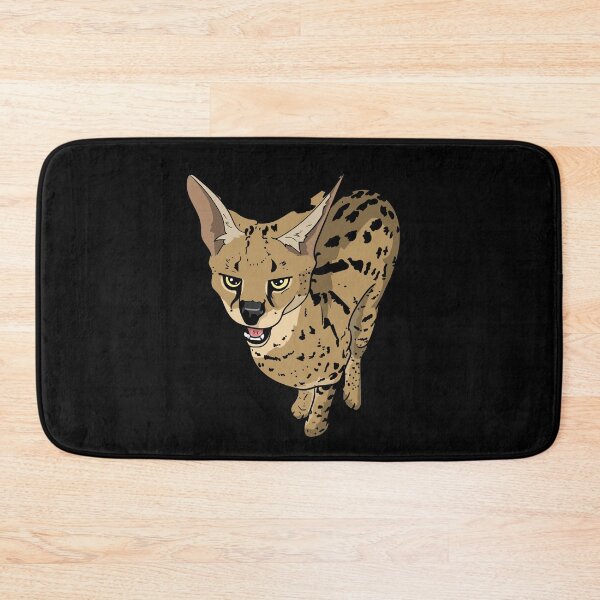 Item preview, angry caracal cat with beautiful fur gift for caracal friends designed and sold by elnino8.