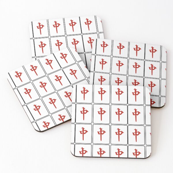 Item preview, Mahjong Tile "Jung" (Middle Path) designed and sold by thestreetslocal.