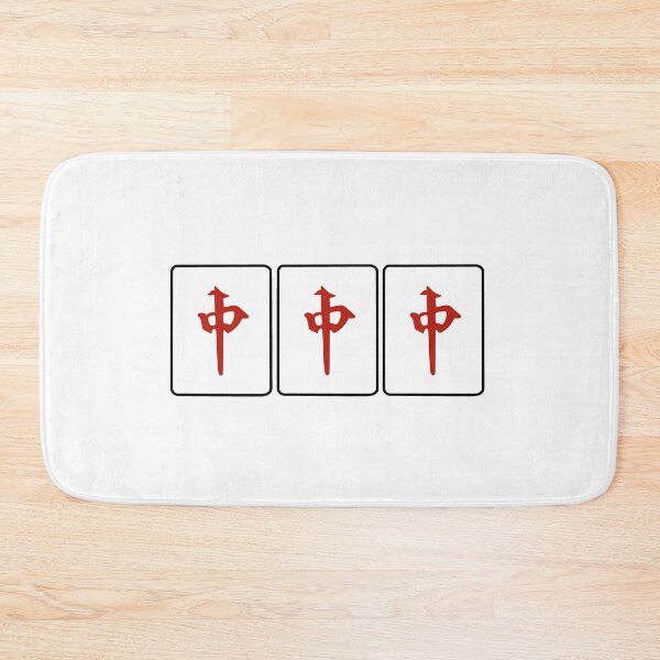 Item preview, Mahjong Tile "Jung" (Middle Path) designed and sold by thestreetslocal.