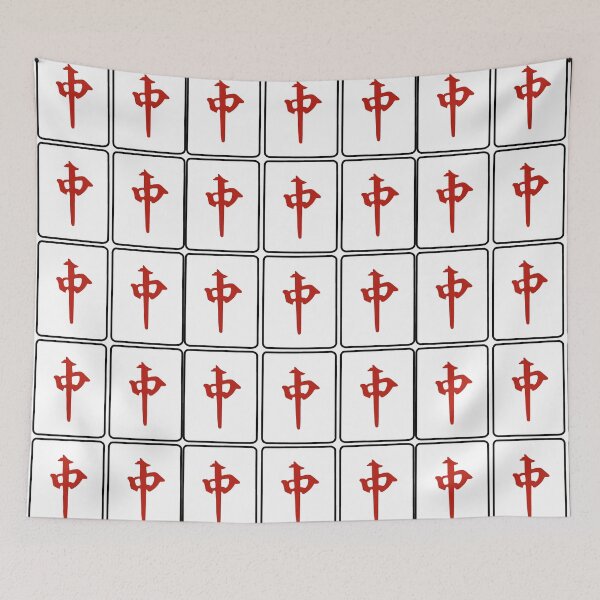 Item preview, Mahjong Tile "Jung" (Middle Path) designed and sold by thestreetslocal.